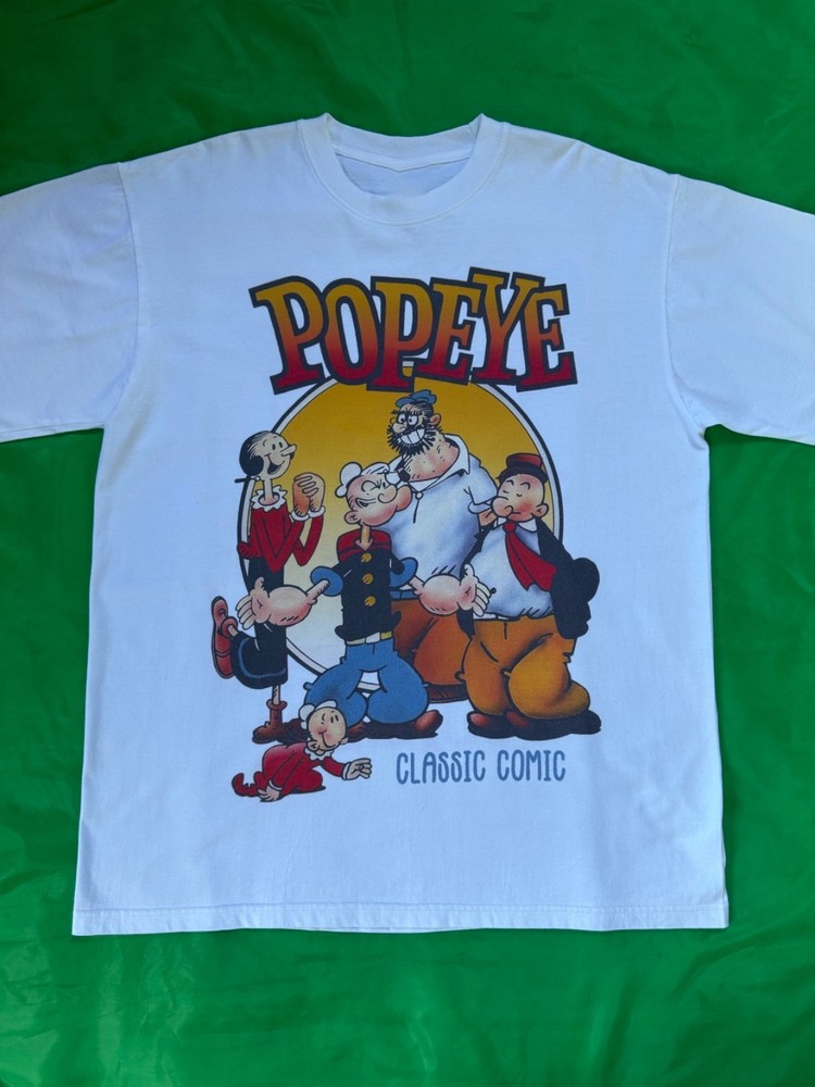 Popeye Cartoon Character Classic Comic T-shirt S to 5XL BA489