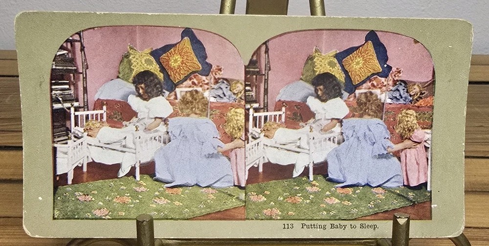 Antique Stereoview Card #113 