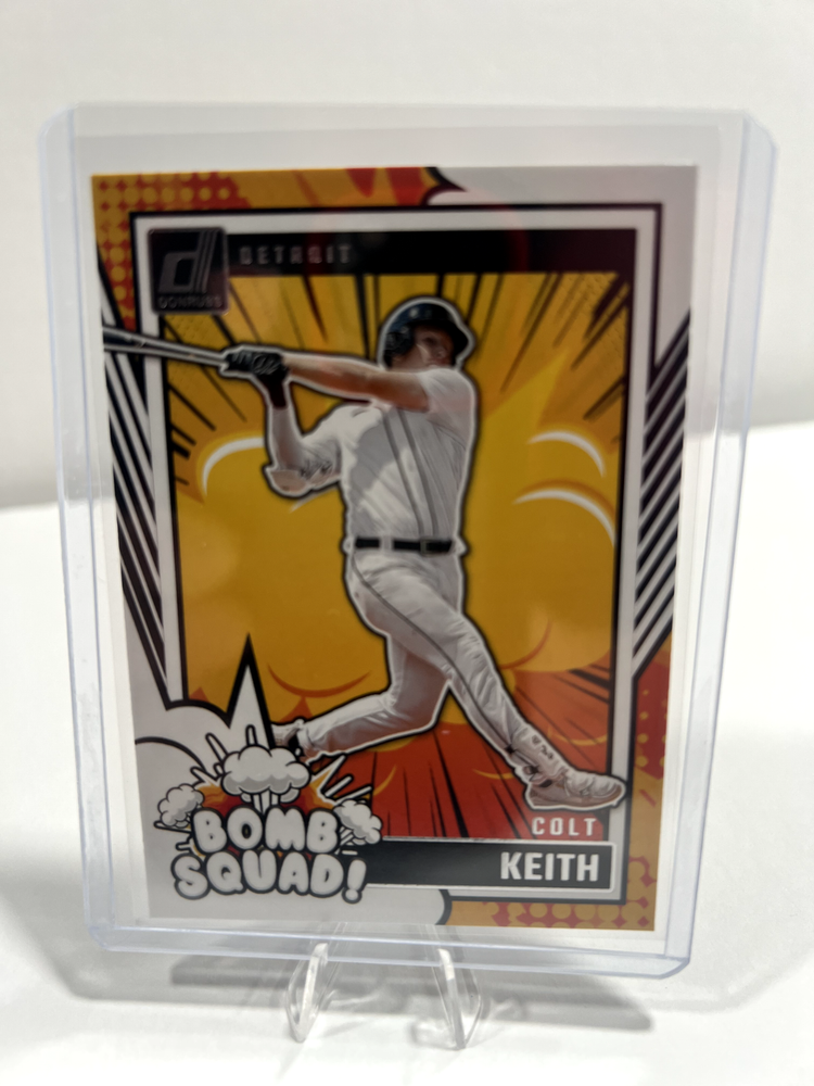2024 DONRUSS BASBALL - COLT KEITH - RC - BOMB SQUAD - TIGERS - MLB