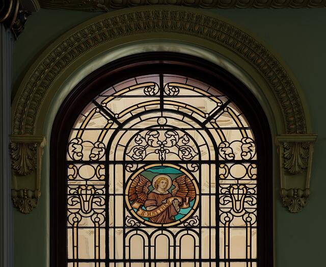 Orange Texas First Presbyterian Church 2014 Victorian Stained Glass Window