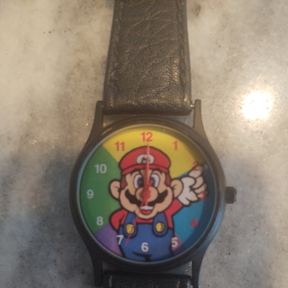 1990's  vintage Mario Nintendo Promotion / Employee Wristwatch