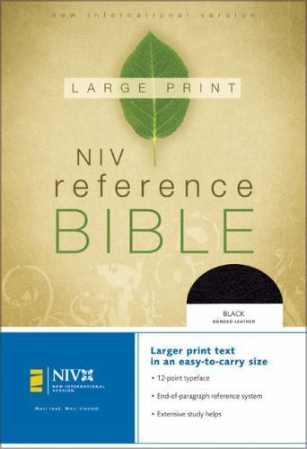NIV Reference Bible by Zondervan Staff (1986, Leather)
