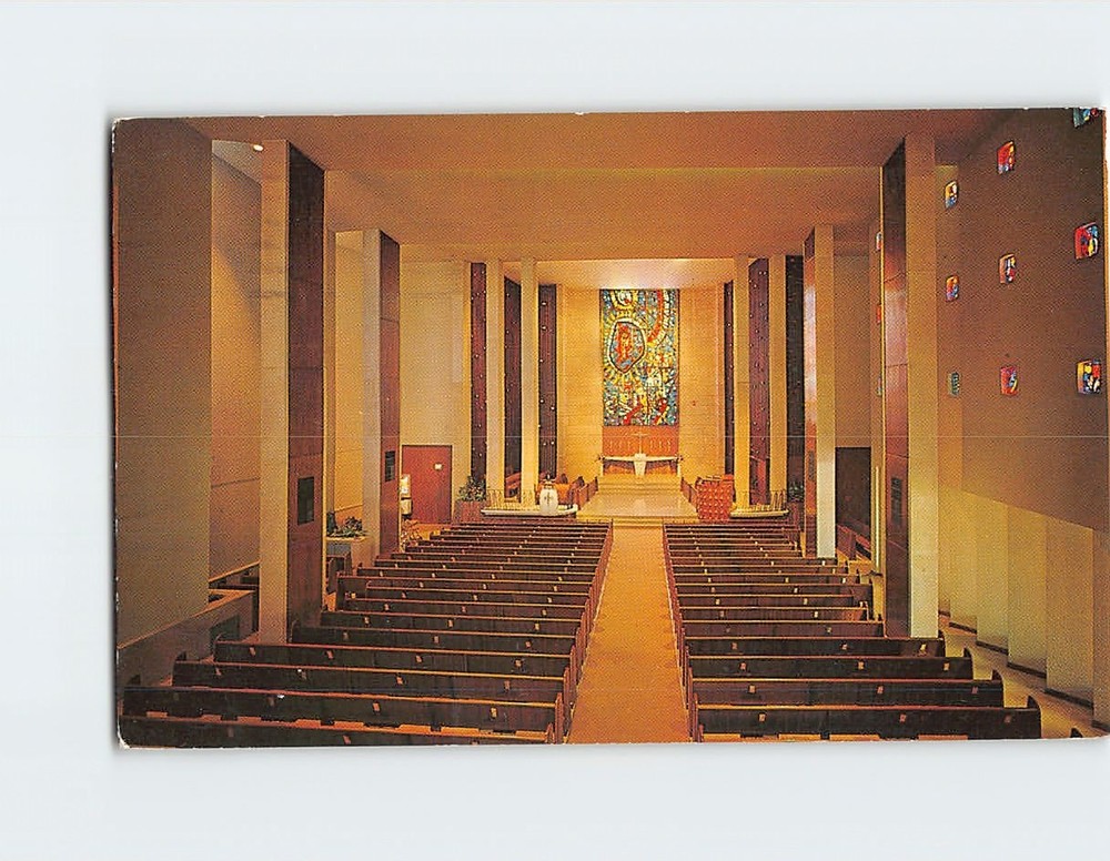 Postcard Interior First Methodist Church Phoenix Arizona USA