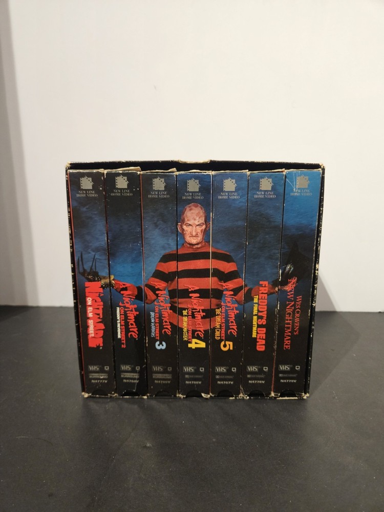 The Nightmare on Elm Street Collection (VHS, 1999, 7-Tape Set)
