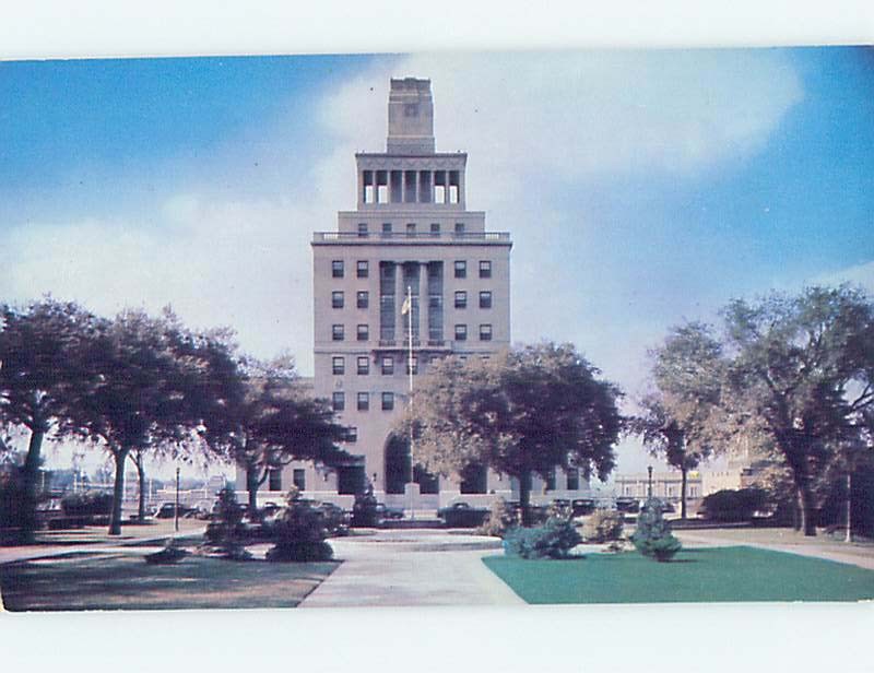 Unused Pre-1980 CITY HALL SCENE Cedar Rapids Iowa IA  hs5718@