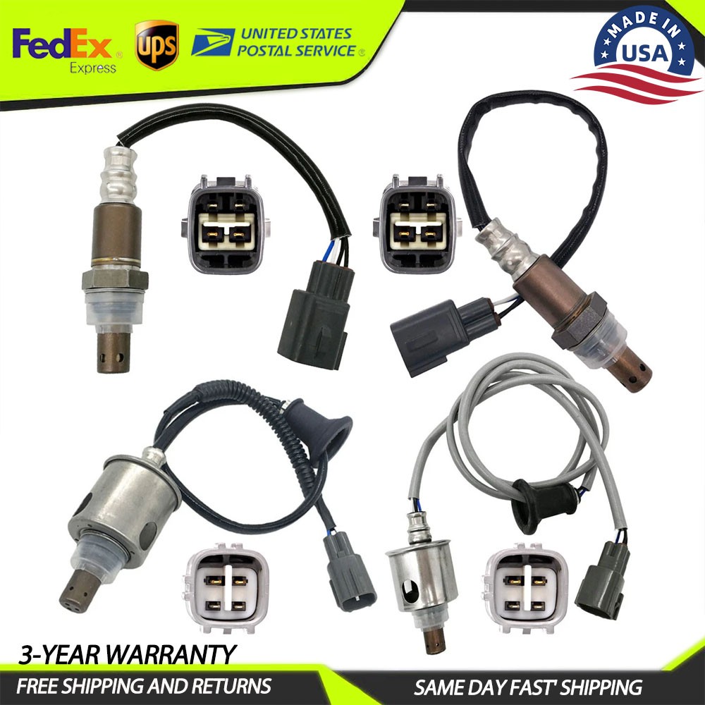 4X Upstream & Downstream OEM Oxygen O2 Sensor For 2006-2008 Lexus IS250 2.5L AWD