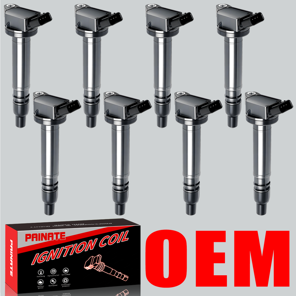 Brand 8X OEM Ignition Coil For Lexus GX460 LS460 Toyota Sequoia 4.6L 5.7L UF507