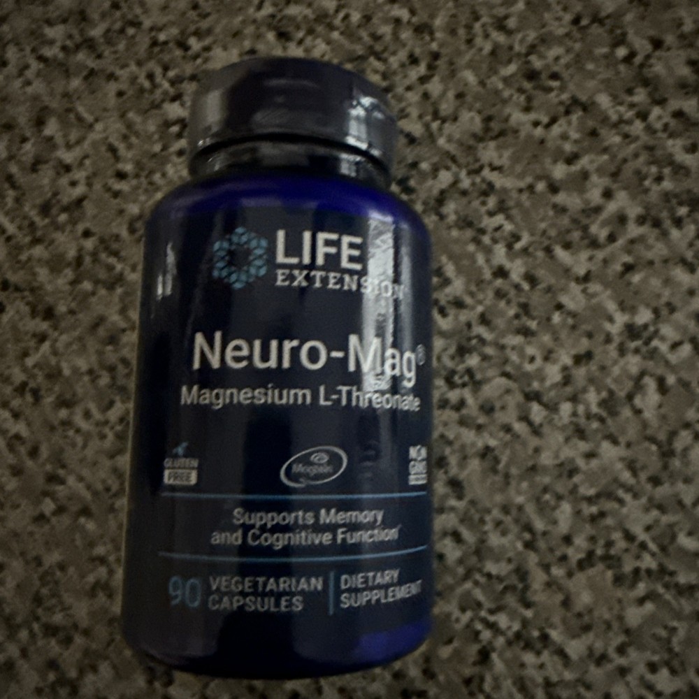 Life Extension Neuro-Mag Magnesium L-Threonate 144 mg 90 Veg Caps Free Shipping