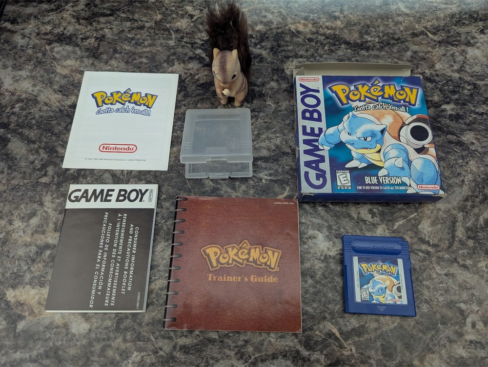 Pokemon Blue - Full CIB - Nintendo GameBoy - Authentic - Very Good Condition