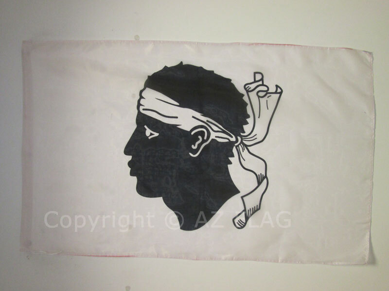 CORSICA FLAG 3' x 5' for fans - FRENCH REGION OF CORSE FLAGS 90 x 150 cm - BANNE