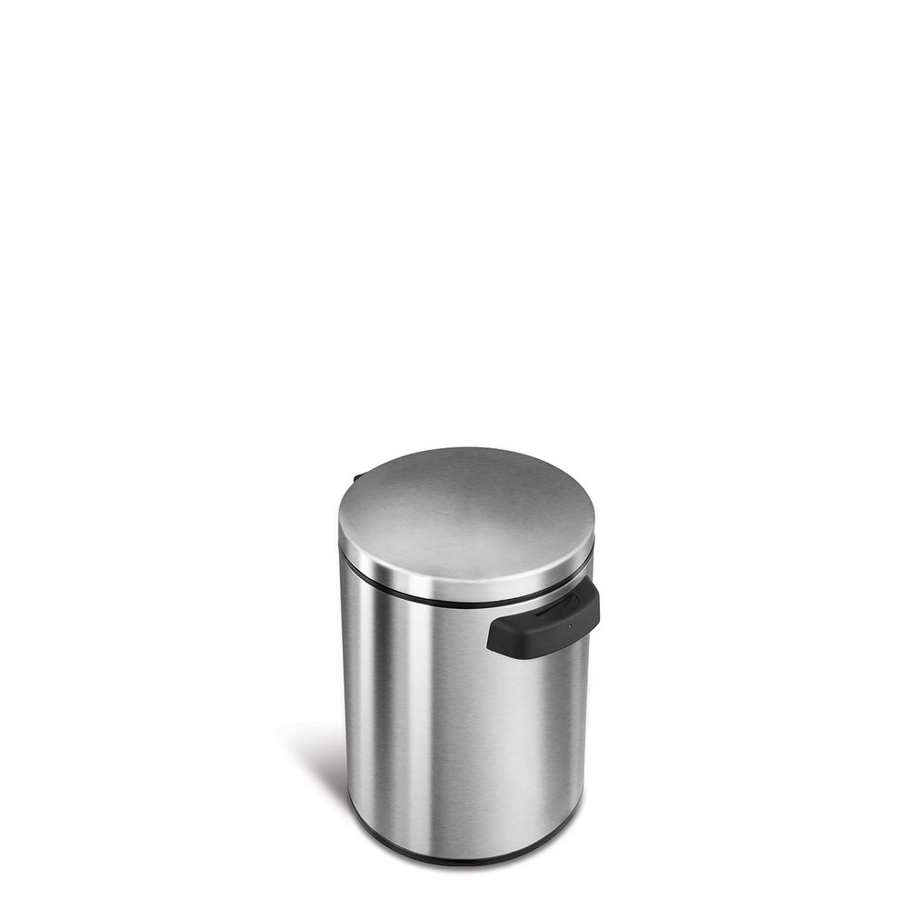 NINESTARS DZT-5-1S Automatic Touchless Infrared Motion Sensor Trash Can, 1.2 ...