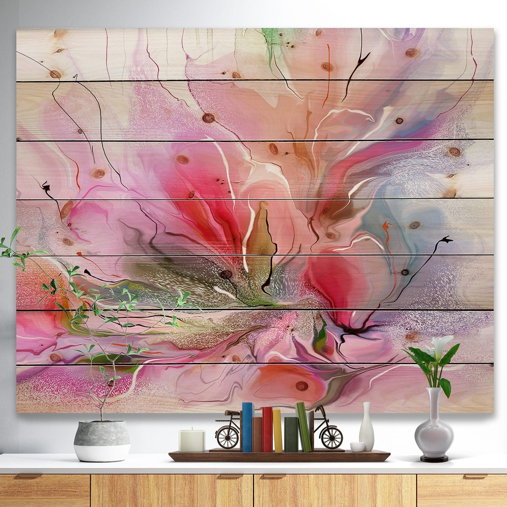 Designart 'Lovely Painted Floral Design' Nautical & Coastal