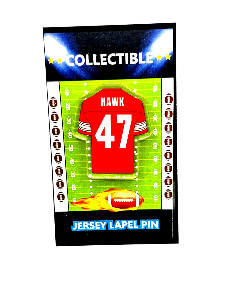 Ohio State Buckeyes A.J. Hawk jersey lapel pin-Classic Retro Collectible