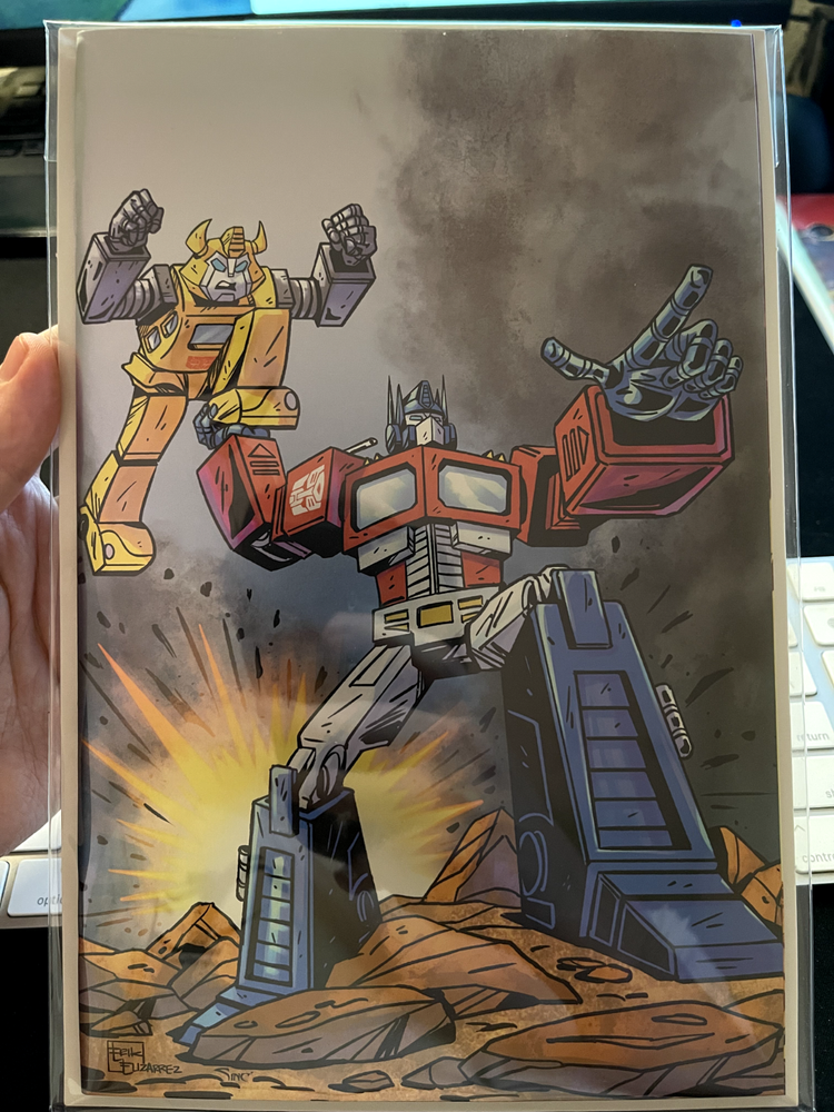 Transformers #1 - Elizarrez 'Fastball Special' Foil - LTD 300 W/COA - Topshelf