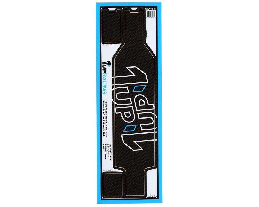 1UP Racing Associated RC10B74/B74.1/B74.2 Chassis Protector Sheet (Carbon)🌟✨25 Years on eBay! 250,000+ feedback!✨🌟