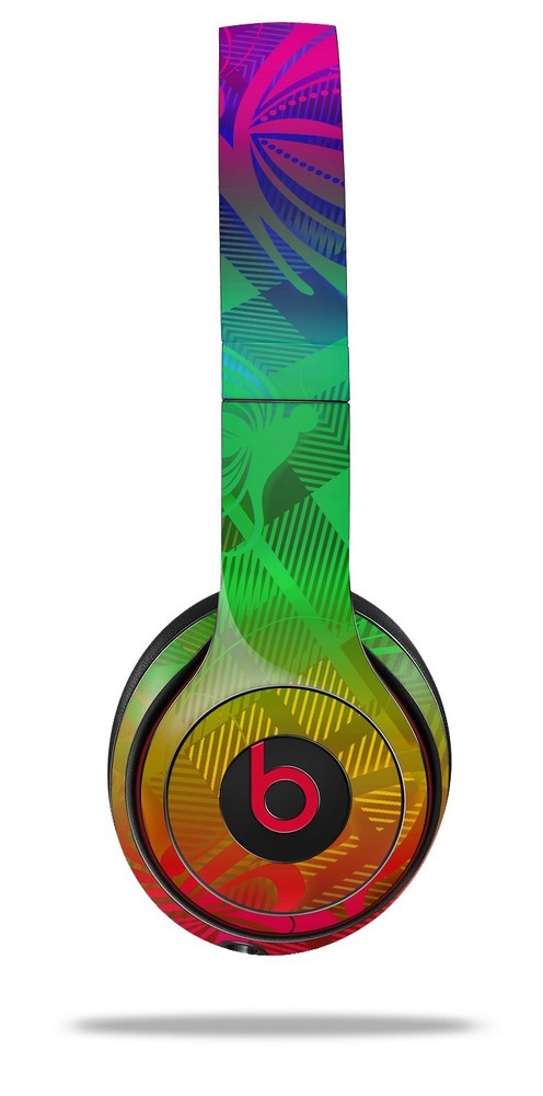 Skin Beats Solo 2 3 Rainbow Butterflies Wireless Headphones NOT INCLUDED