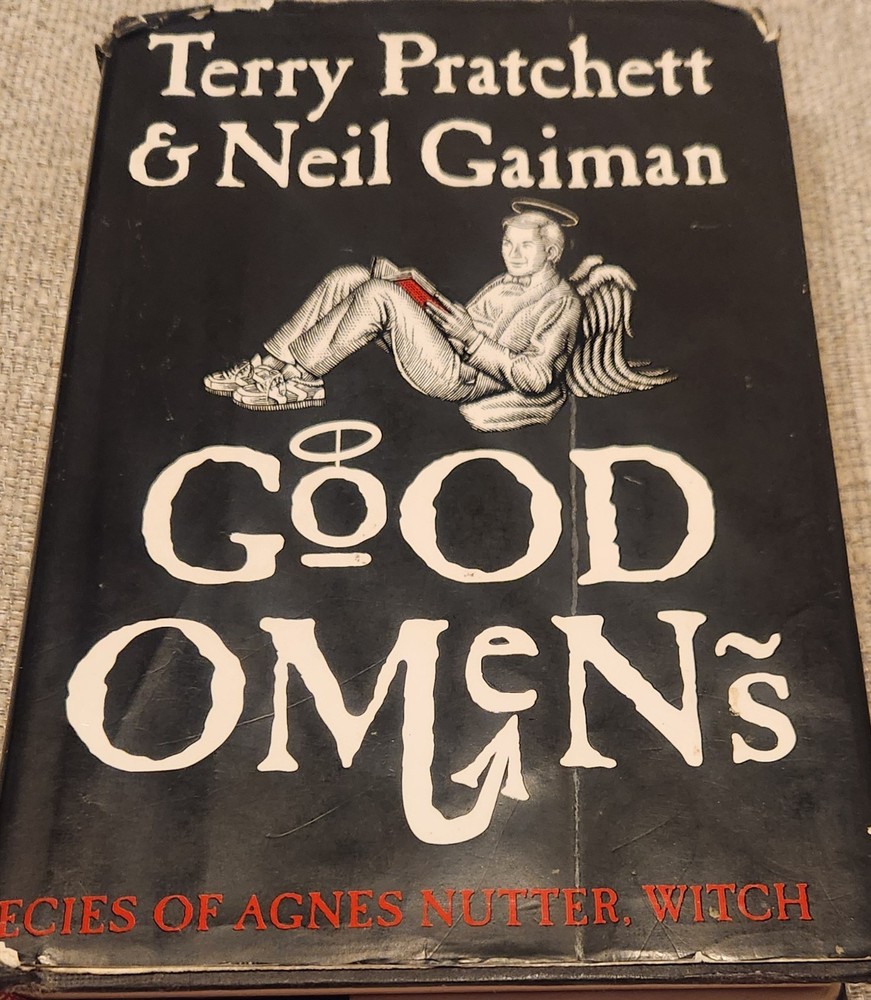 GOOD OMENS by Neil Gaiman & Terry Pratchett Hardcover *Like New*
