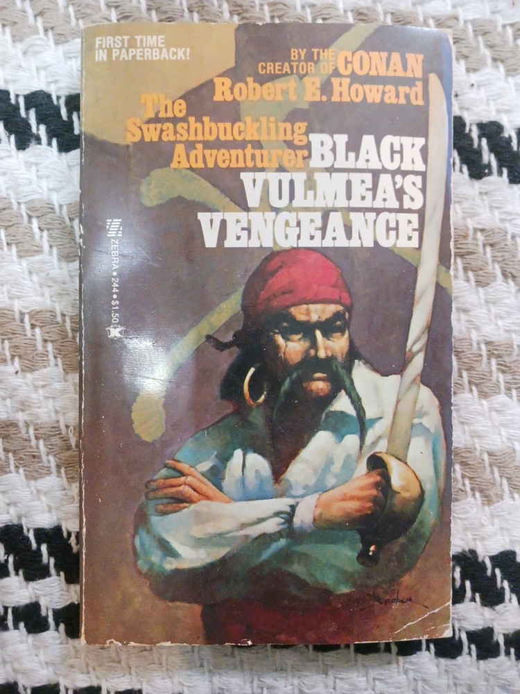 Black Vulmea's Vengeance Robert E. Howard PB 1st Zebra (1977)