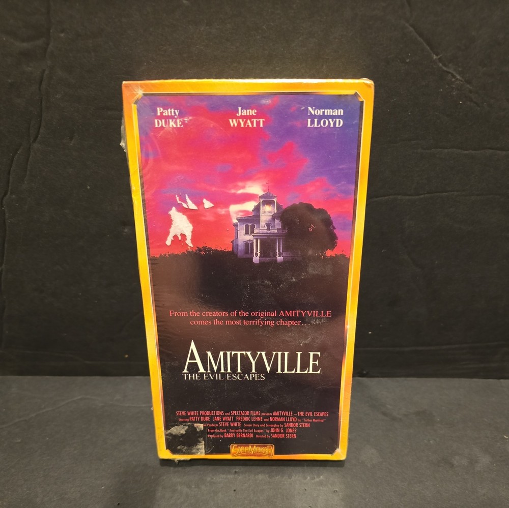 New In Box SEALED AMITYVILLE The Evil Escapes 1993 Video VHS Tape horror NIB#28