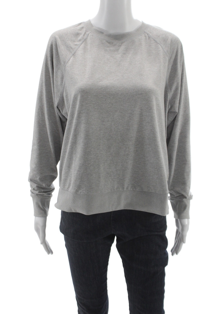 Vuori Unisex Pullover Sweatshirt Gray Cotton Blend Long Sleeve Size SFree Shipping in US $100+ Orders | $6.95 Orders Below