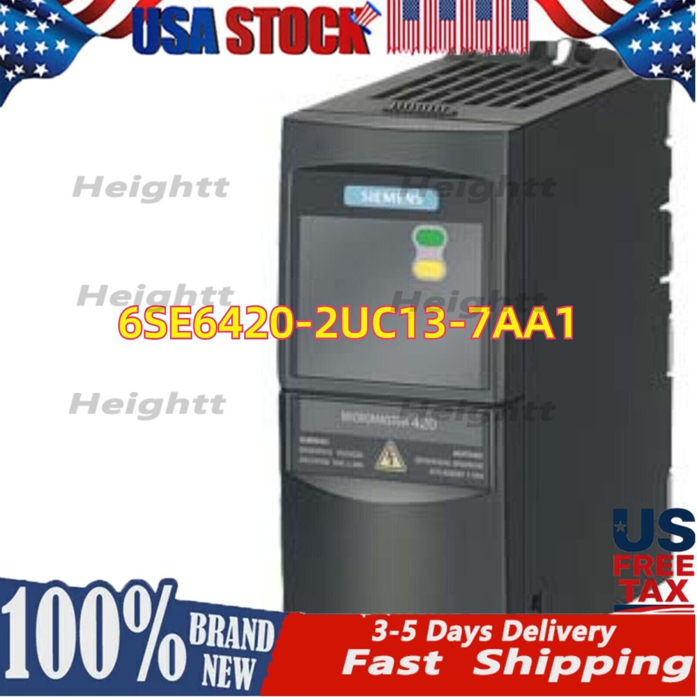 New Siemens 6SE6 420-2UC13-7AA1 6SE6420-2UC13-7AA1 MICROMASTER420 without filter
