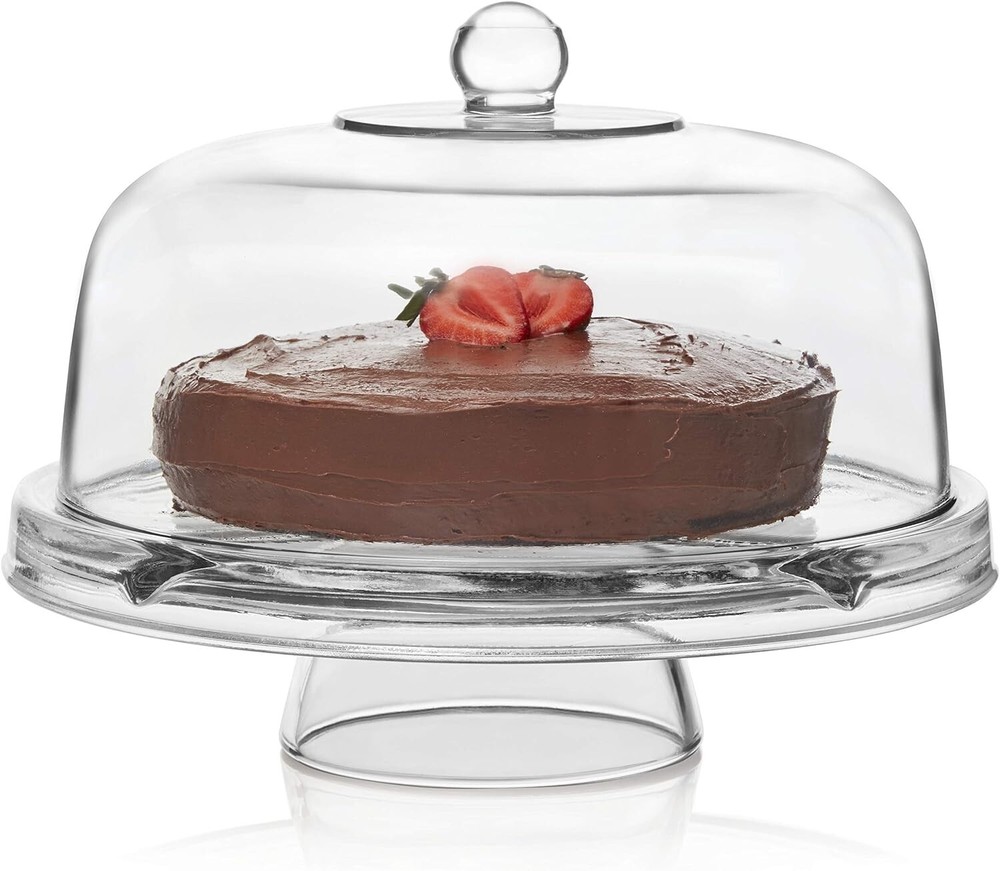 Libbey Selene 6-in-1 Multiuse Glass Server Punch Bowl Chip