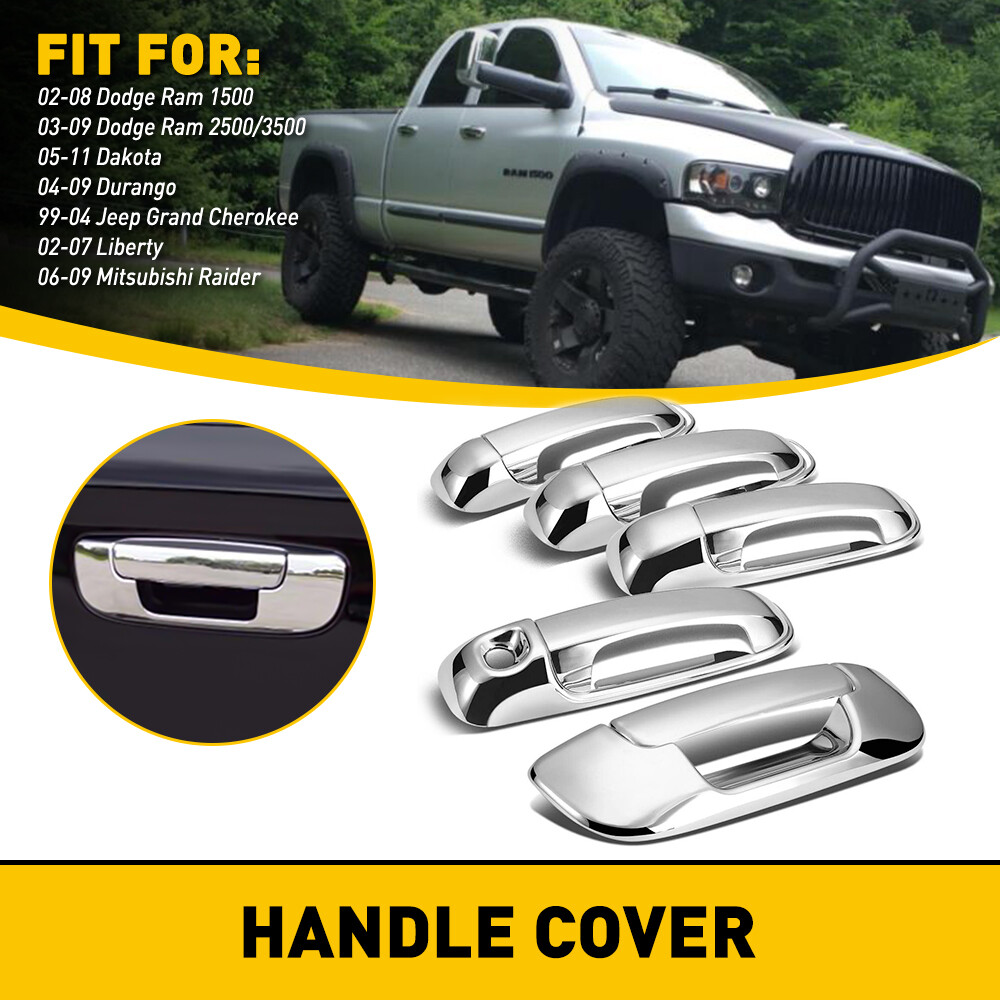 2002-2008 Ram 1500 03-09 2500 3500 Chrome Door Handle Tailgate Covers