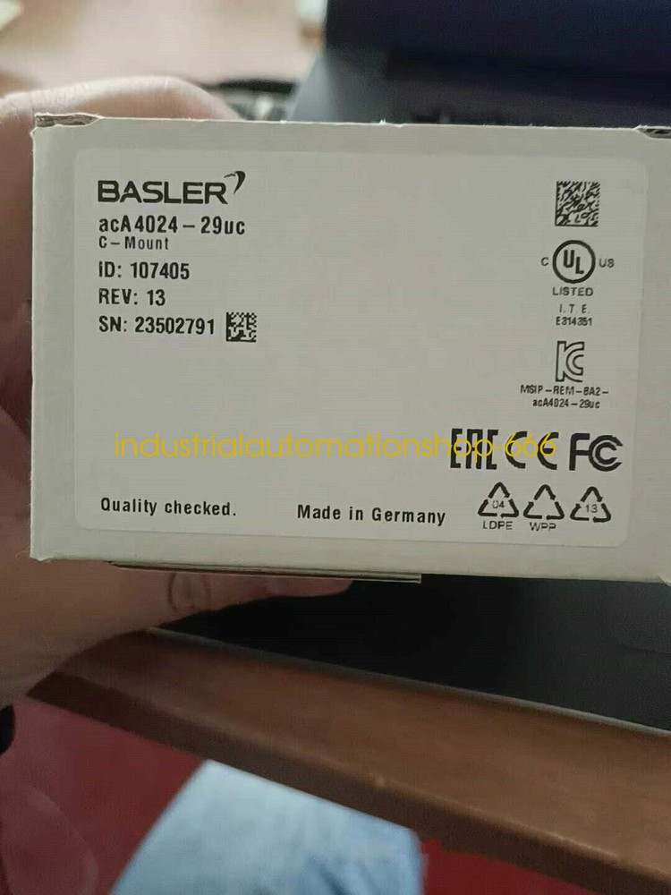 1PCS NEW BASLER acA4024-29uc industrial camera Via DHL or FedEX