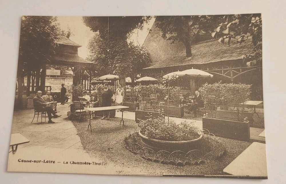 Cosne Sur Loire France La Chaumiere Tivoli Vintage Postcard