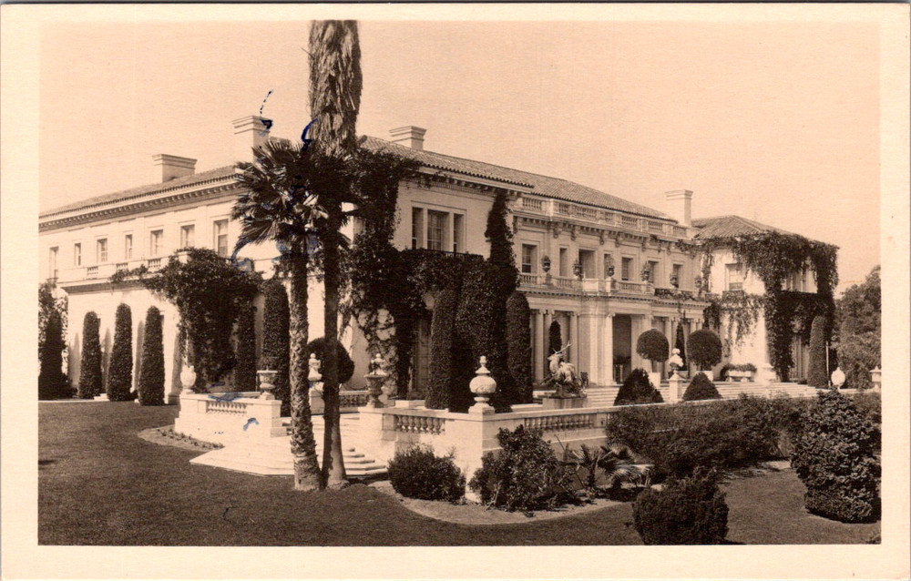 Vintage Postcard Henry E Huntington Library Art Gallery San Marino