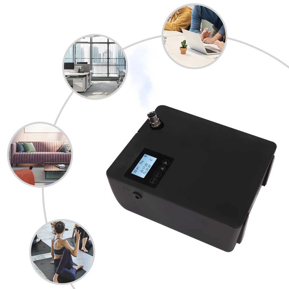 Smart Waterless Air Purifier with Scent Diffuser and Remote Control