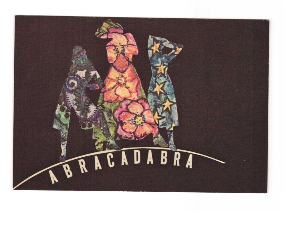 ABRACADABRA New York NY Vintage postcard unposted-image