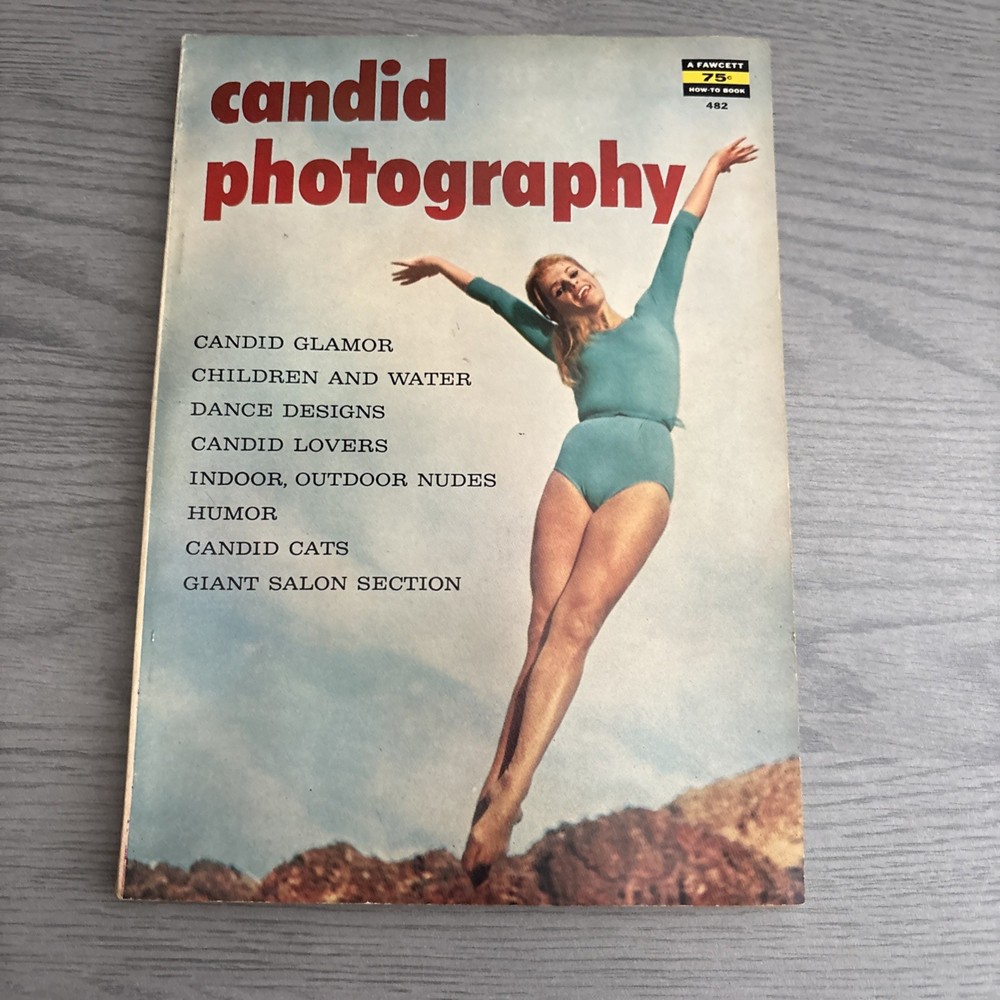 Vintage Candid Photography Magazine Fawcett How To Book Copyright 1961