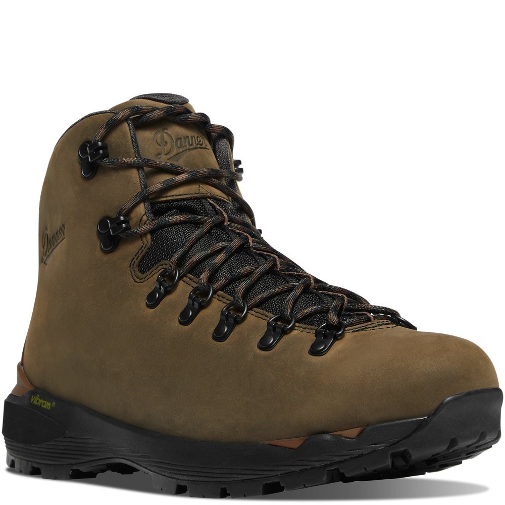 Danner Mountain 600 EVO Hiking Boots Mens Size 10 EE Topsoil Brown 62712