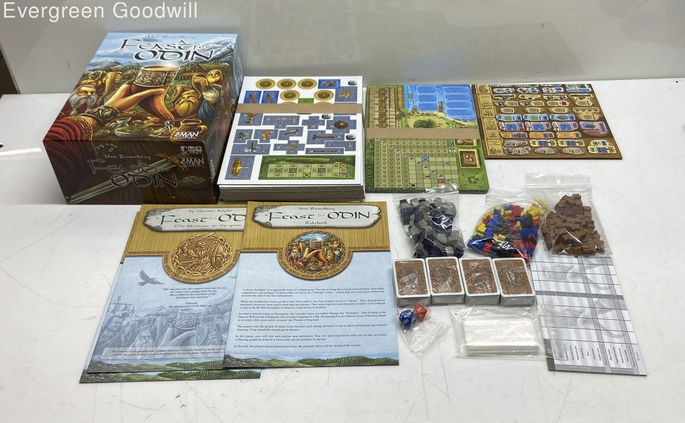 Uwe Rosenberg A Feast for Odin Board Game | Z-Man Games