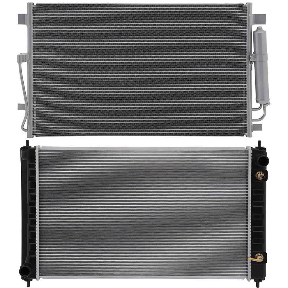 PICKOOR Radiator & AC Condenser Cooling Kit For Nissan Altima 2007-13 Maxima