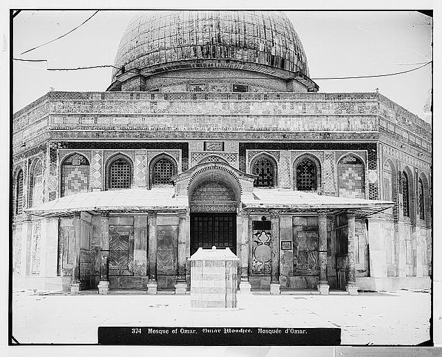 Mosque of Omar,Dome of the Rock,Jerusalem,Israel,Middle East,American Colony 1