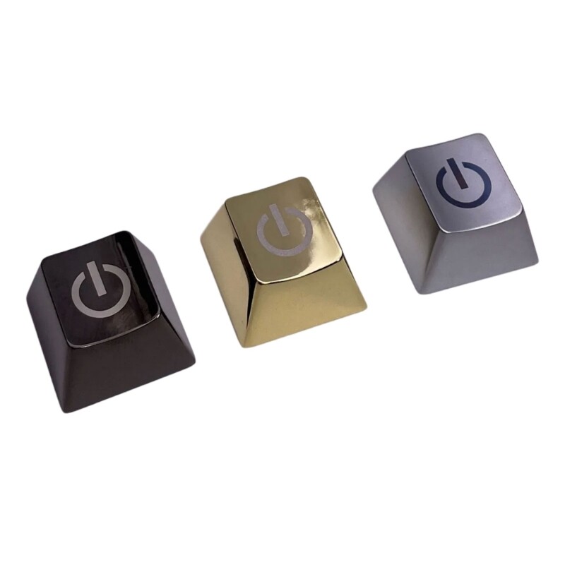 Engraved Alloy Keycap Designed for Mechanical Keyboard Switches