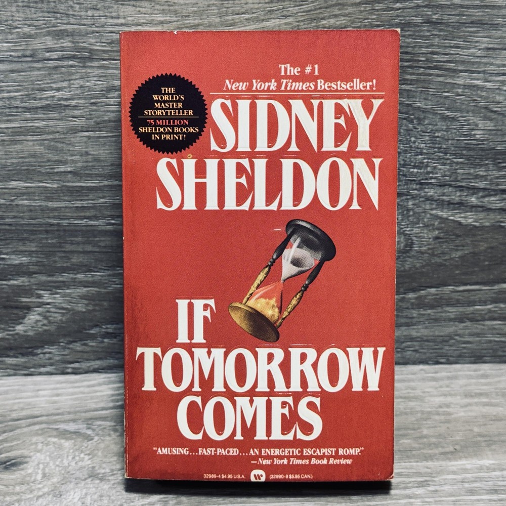 Vintage If Tomorrow Comes Sidney Sheldon Warner Red PB USA 1986 Thriller