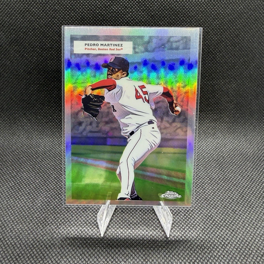 2025 Topps Chrome Pedro Martinez & David Ortiz Boston Red Sox 2-Card Lot
