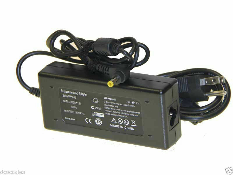 90W AC Adapter for Clevo NB50TZ Sager NP3950 Laptop Power Cord
