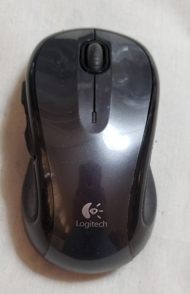 Logitech M510 Wireless Ergonomic Mouse with Scroll Wheel Black 4.5x2.5x1.5 Inches