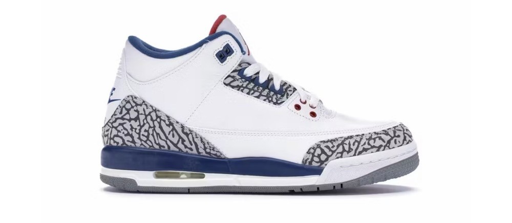 Nike Air Jordan 3 Retro OG BG 'True Blue' 2016 Youth Size 7Y 854261-106