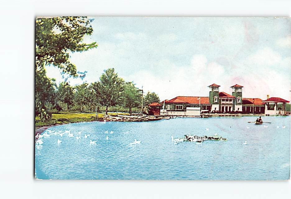 Postcard Pavilion and Lake City Park in Denver Colorado USA