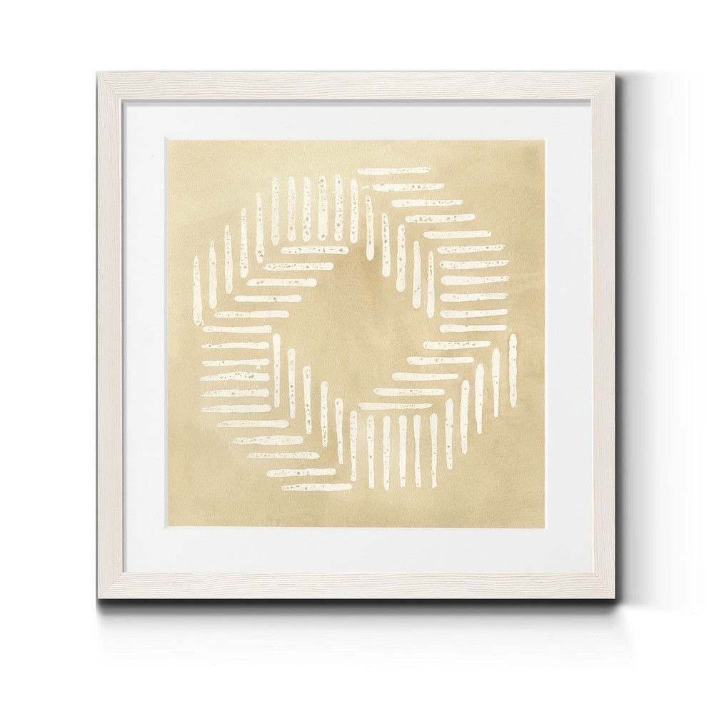 Premium Framed Sand Stitch Art Print - Ready to Hang
