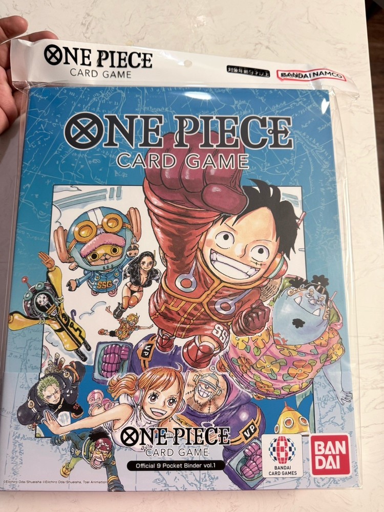 ONE PIECE Card Game Official 9-Pocket Binder Vol.1 English Sealed Bandai 10 DON