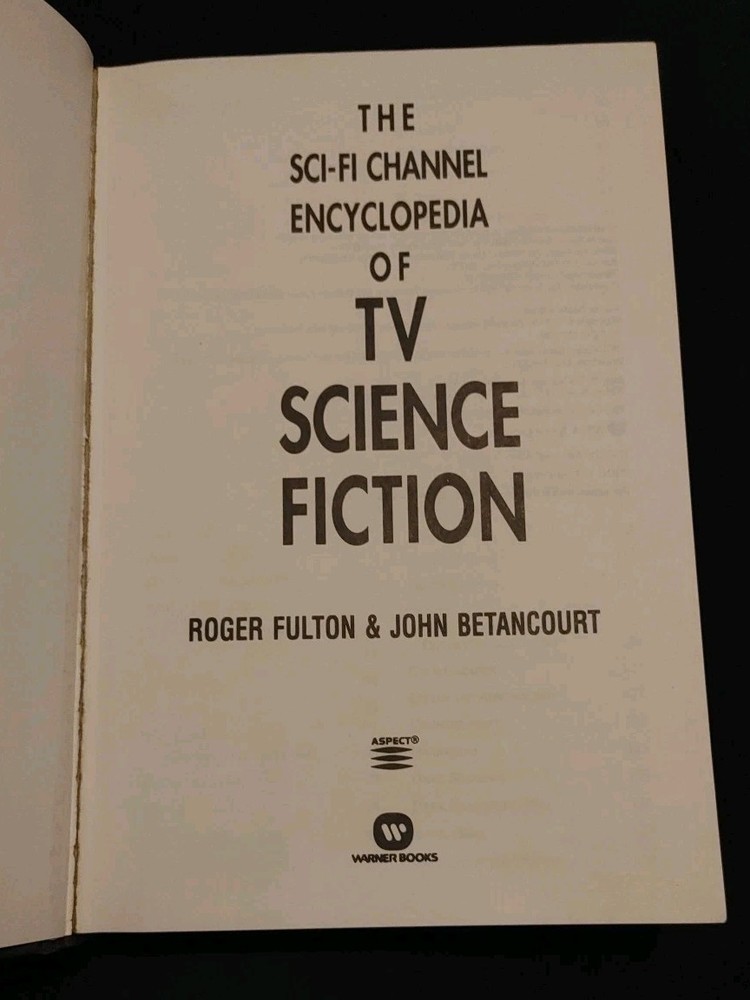 The Sci-Fi Channel Encyclopedia of TV Science Fiction No Dust Jacket