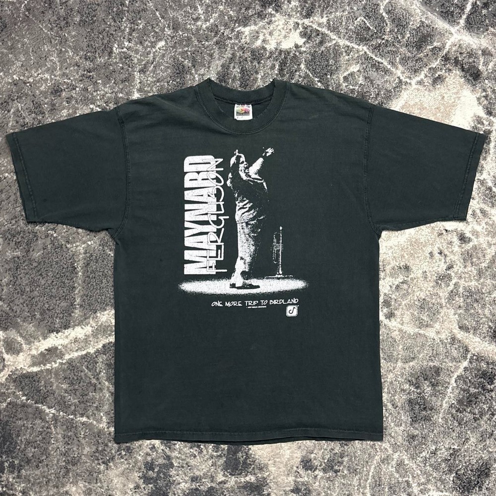 Vintage Maynard Ferguson Shirt Mens Large 90s Jazz Trumpet Tour Concert Merch