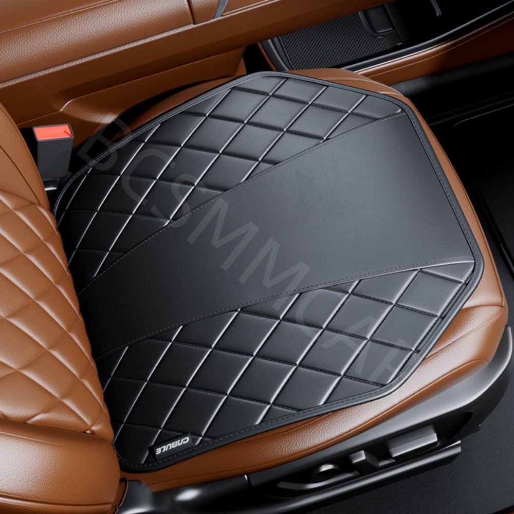 Car Seat Protector Cover Seat Bottom Mat Anti Slip Leather Pad Accessory 46X45cm