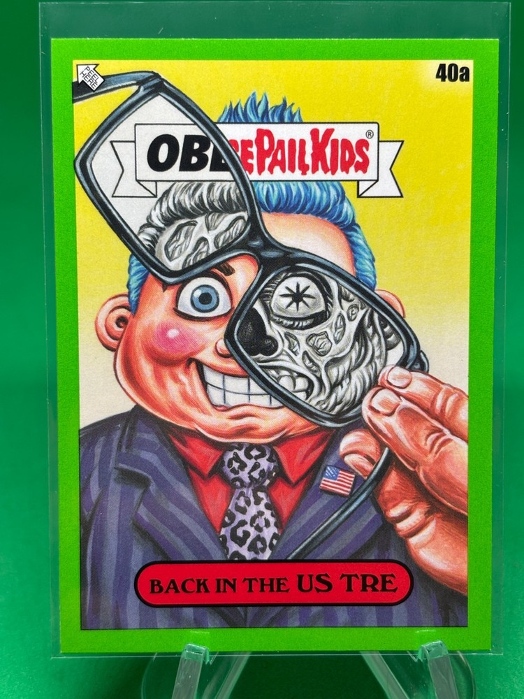 Back in the US Tre #40a 2024 Topps GPK: Battle of The Bands Green Day Booger Gre